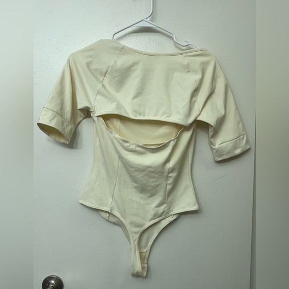 Free People Everly Square Neck Bodysuit | Women’s Fitted Stretch Top - Picture 6 of 7